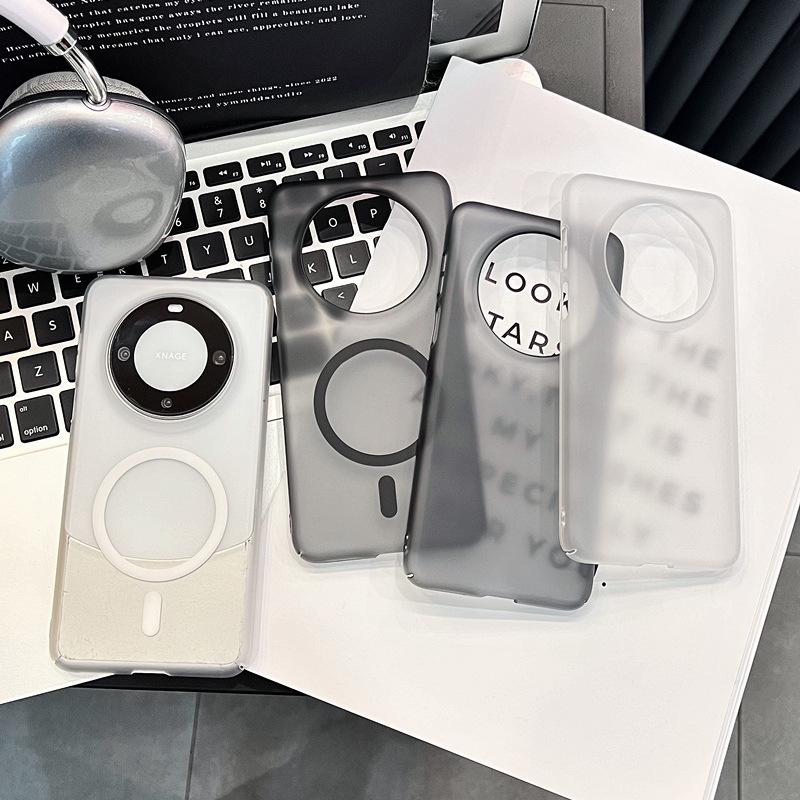 Защитный чехол Huawei Mate80 Pro, матовый, с Magsafe, из ПК, ледяной туман, магнитный, прозрачный.