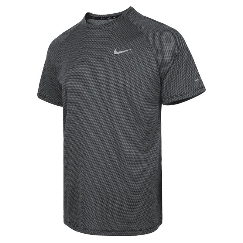 Nike Футболки Мужские Черные С Круглым Вырезом Умеренный Прямой Крой HV2208-010