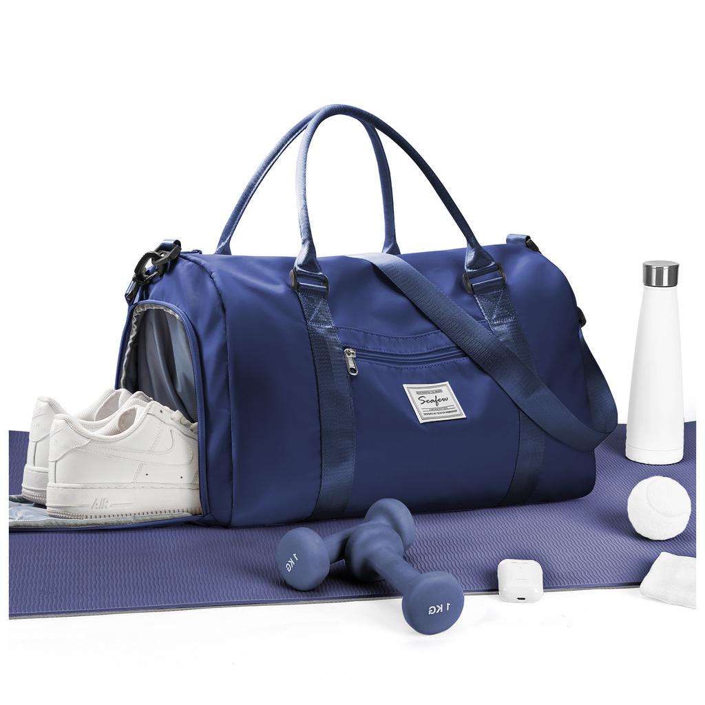 Складная дорожная сумка мужская спортивная сумка, водонепроницаемая женская дорожная сумка для выходных большая сумка-парусник с мокрым отделением и плечевая сумка для багажа