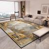 Роскошный абстрактный большой ковер для гостиной, современное украшение, домашние ковры, нескользящие коврики для спальни и лаунжа, легко чистящийся придверный коврик