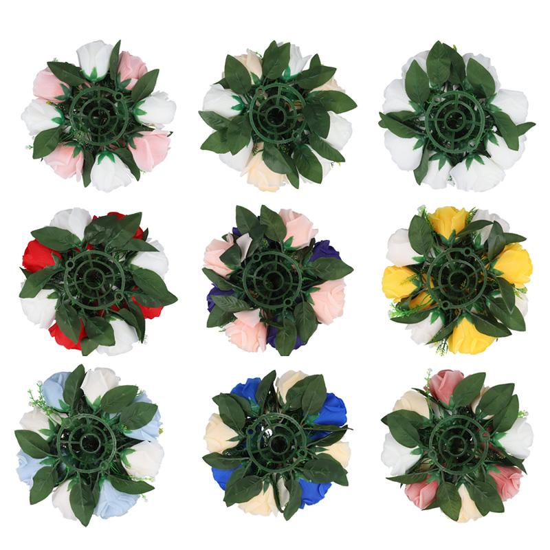 1 шт. Центральная композиция, украшения для стола, декор для направления движения, шар из роз, римская колонна, свадебный декор, красивый