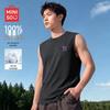 MINISO Мужская майка-жилет из чистого хлопка без рукавов