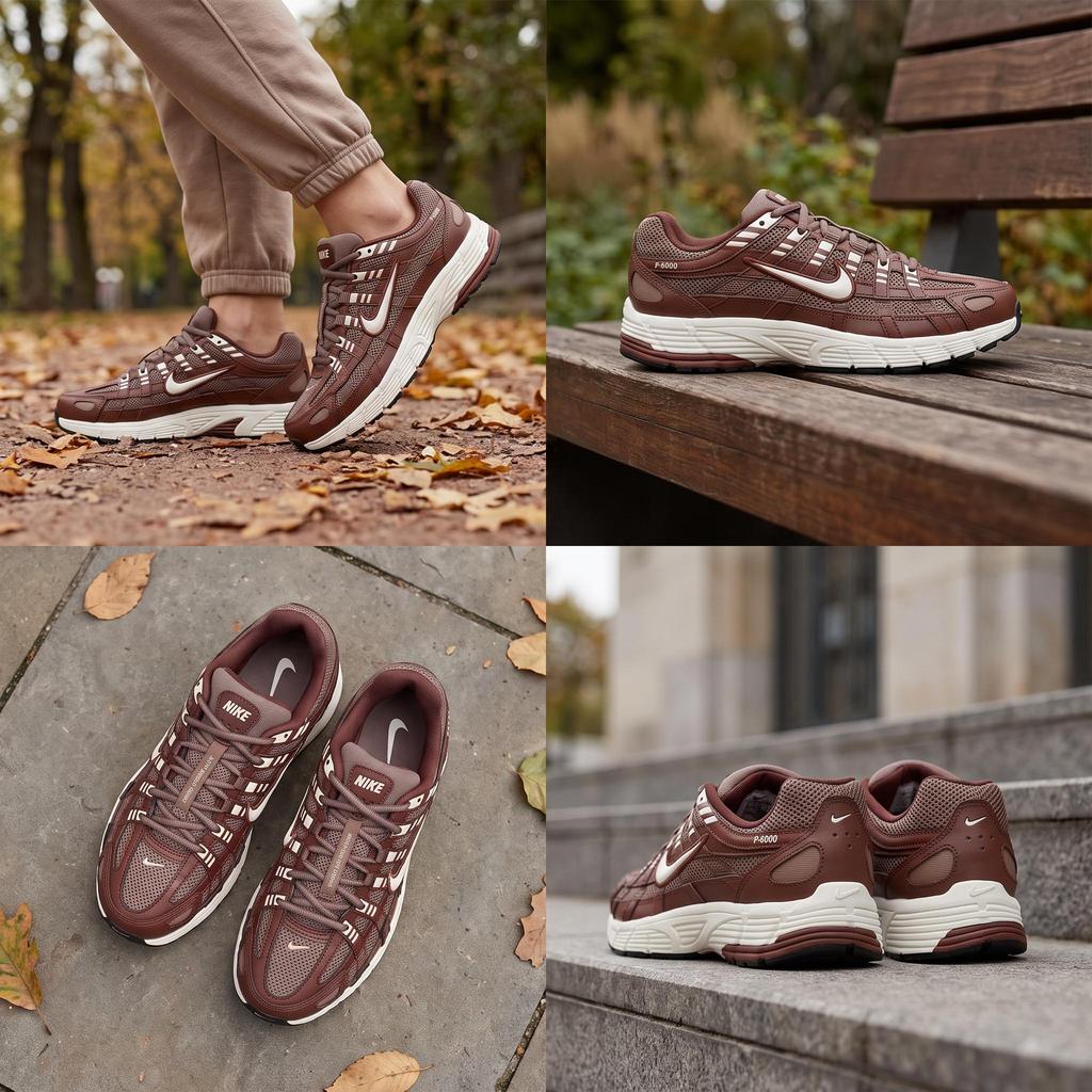 Nike P-6000 Fauna Brown Soft Pearl Женские кроссовки BV1021-200