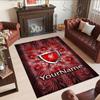 Liverpool Customized Name Carpet Suitable for Foyer Kitchen Dining Room Dormitory Anti-slip Rug Office home decor Perfect Birthday/Christmas Gift Idea