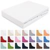 Fitted sheet 80x160 elastic JERSEY 100% COTTON white