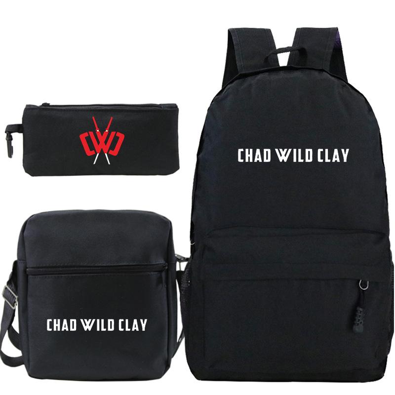 Популярный игровой мерч печатный рюкзак популярная студенческая сумка набор из трех предметов