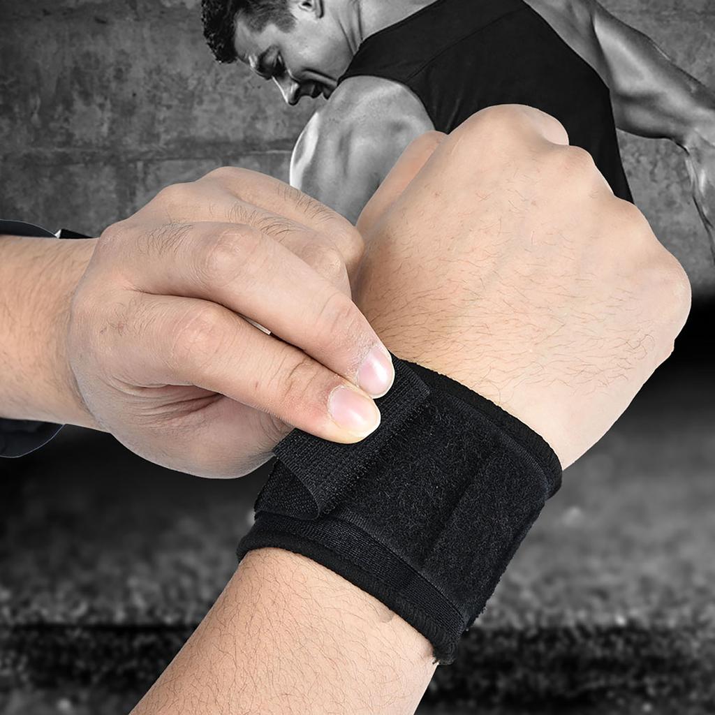 Weight Lifting Elastic Adjustable Pressurized Wristband For Basketball Badminton Sports