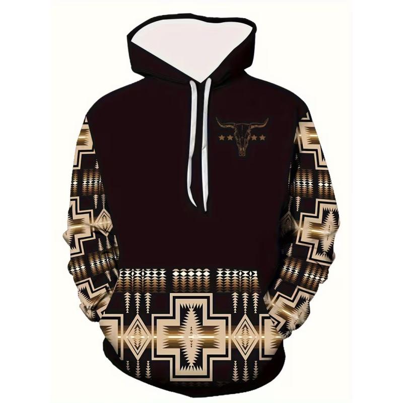 Men's casual sportswear style hooded sweatshirt, regular fit, with drawstring pockets. It has a versatile style and is highly versatile.