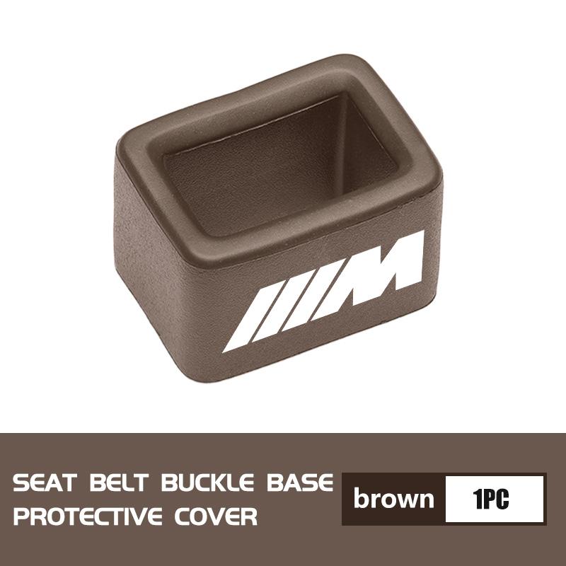 CUP1 Car Seatbelt Base Buckle Anti-scratch Protective Cover Fixed Clip For BMW M F10 F20 F30 F40 F15 F25 F26 F31 F49 E62 E83 E84 J111
