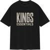Essentials Kings Tee Black Unisex Tops 125AL244108F