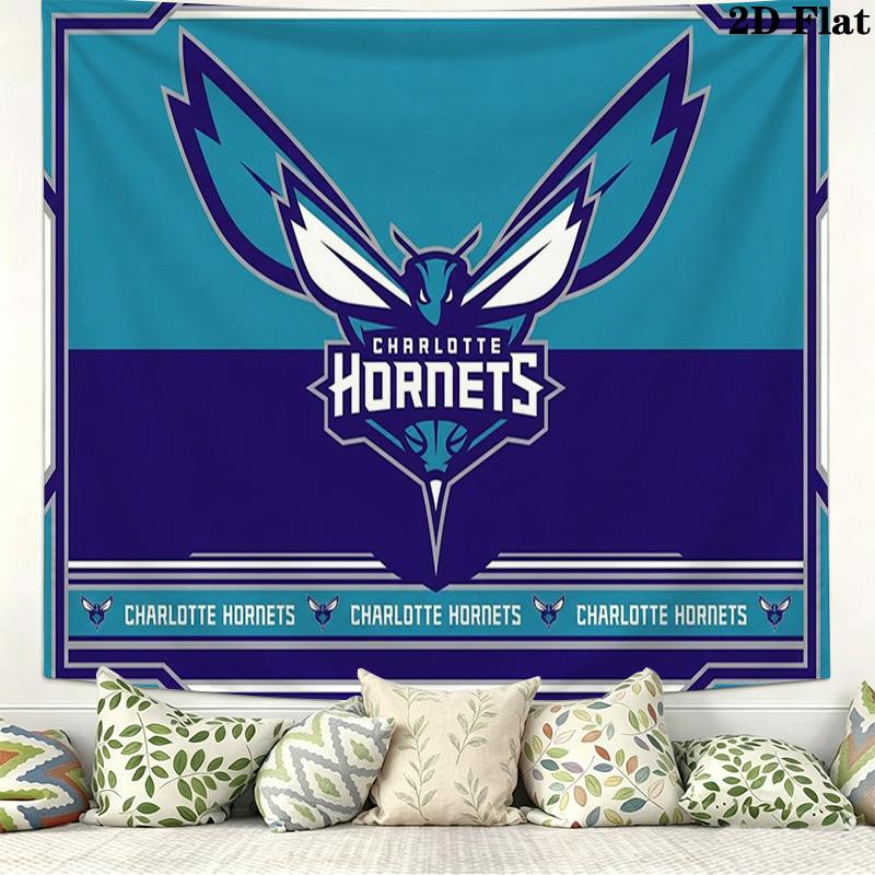 Hornets Wall Tapestry Aesthetic Wall Hanging Printed Fabric Blanket Decorative Tapestries for Bedroom Living Room Home Decor
