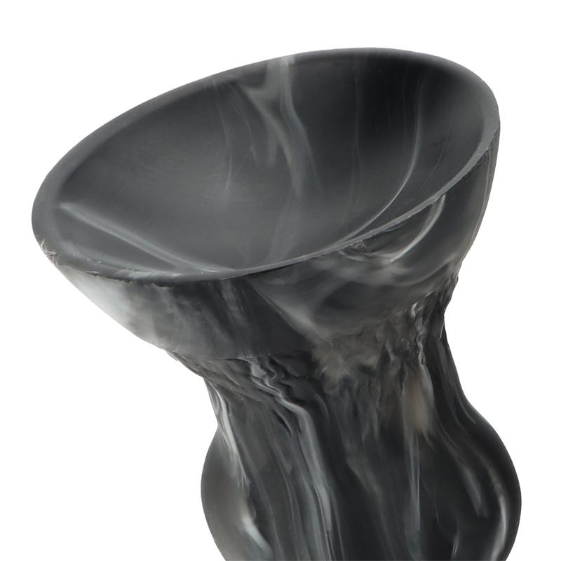 Женский смешанный цвет имитация без яичек пенис собаки дилдо мастурбационное устройство задний двор большой анальный плаг инструмент для анального расширения