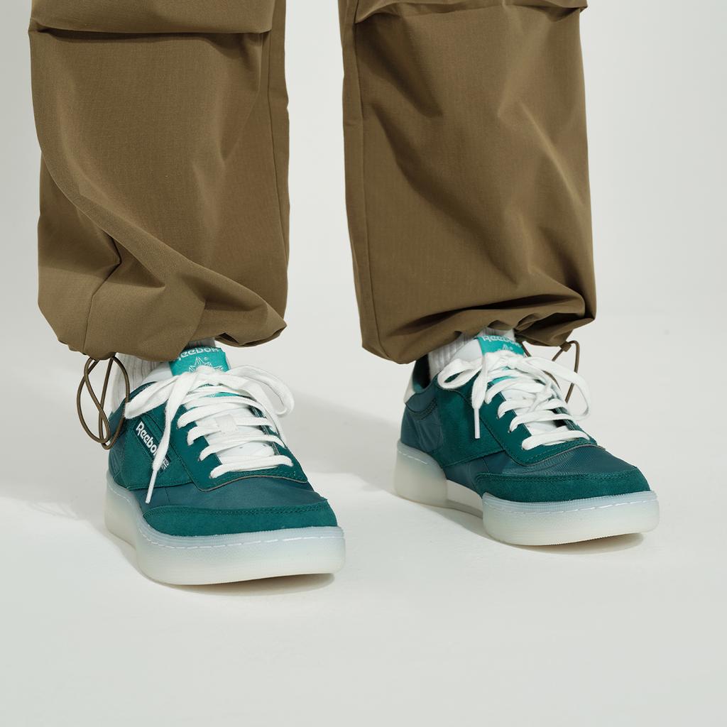 Reebok Club C 85 Comfortable Retro Low-Top Sneakers Unisex Sneakers Green 100222333