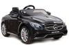 Электрический автомобиль Mercedes S63 AMG, окрашенный в черный цвет