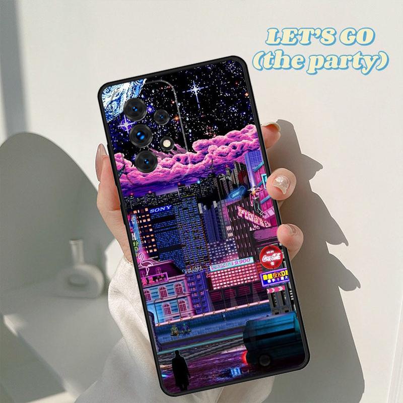 Синтвейв 80-х Ретро Арт чехол для телефона Для Samsung Galaxy A42 A31 A40 A51 A71 A32 A80 A91 A52 A72 A20e A21S A50 A70 A11 A12 Обложка