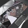 Pc Ghost Game Player Mousepad Large Mouse Pads Laptop Extended Desk Mats Gaming Carpet Anime Keyboard Nonslip Rubbertable Pad