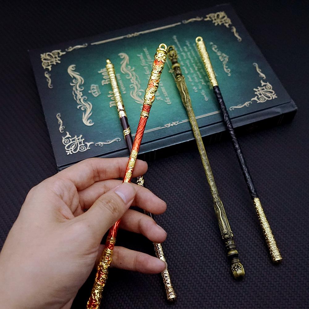 4 шт./лот черный миф WuKong оружие брелок золотая дубина брелок брелки для мужчин игровые аксессуары брелок Llaveros