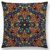 Бохо Красочные Цветы Абстрактный Этнический Цветочный Чехол для Подушки Мандалы Дизайн Узора Винтажный Пэчворк Ретро Наволочка