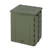 Captain Stag Oricon Folding Container Folding Container Storage Box Toy Box Trash Can with Handle Hole Olive (CAPTAIN STAG) UW-1527