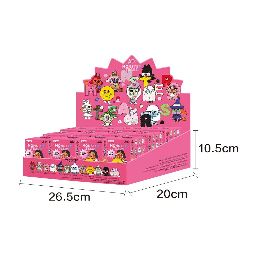 POP MART CRYBABY Серия Monster Tears Pop Mart Гашапон Фигурка-сюрприз Пластиковая модель Премиальная игрушка ПВХ Мягкий винил Оригинальный персонаж Подарок на день рождения [1