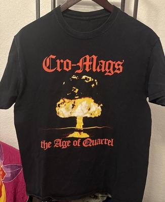Cro-Mags The Age Of Quarrel Размеры от S до 5XL SE310 БЕСПЛАТНАЯ ДОСТАВКА Унисекс Футболка