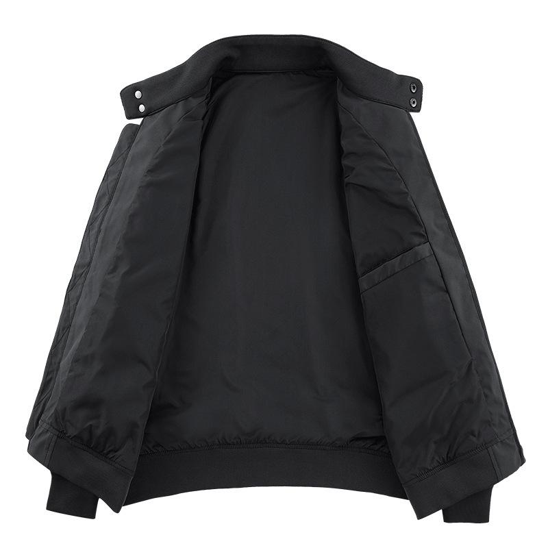 Новая мужская куртка с воротником-стойкой на осень и зиму, мягкая и приятная на ощупь, водонепроницаемая, ветрозащитная, не мнется и теплая
