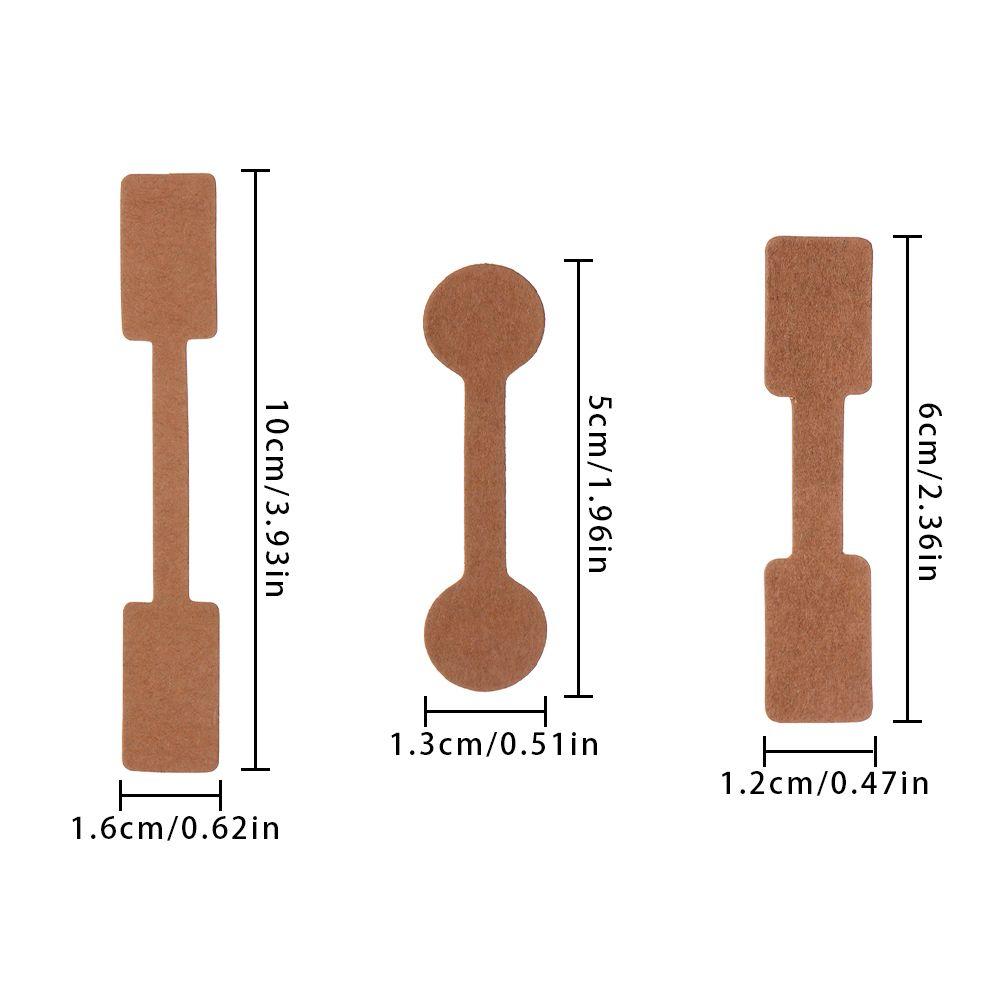 Paper Blank Card Self-adhesive Stickers Bracelet Hangtags Necklace Ring Tags Jewelry Price Labels