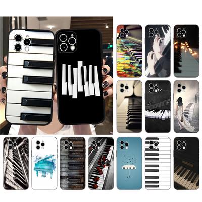 Чехол для телефона с музыкальным пианино для iPhone Samsung Galaxy Redmi Xiaomi Oppo OnePlus Note SA 7 8 9 10 11 12 13 14 20 21 22 23 53 54 Pro Max Plus Ultra TPU Soft