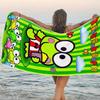 Kerokerokeroppi Print Beach Towel Cute Sanrio Frog Cartoon Quick Dry Microfiber Towel for Kids Adults Beach Pool Gym