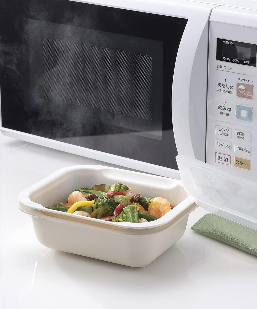 Покупка 2 прямоугольных подносов-дуршлагов Richell M с дренажом цвета слоновой кости для приготовления пищи, сделано в Японии [Оптовые наборы] и крышка, миска, дуршлаг, поднос, кухонная утварь,