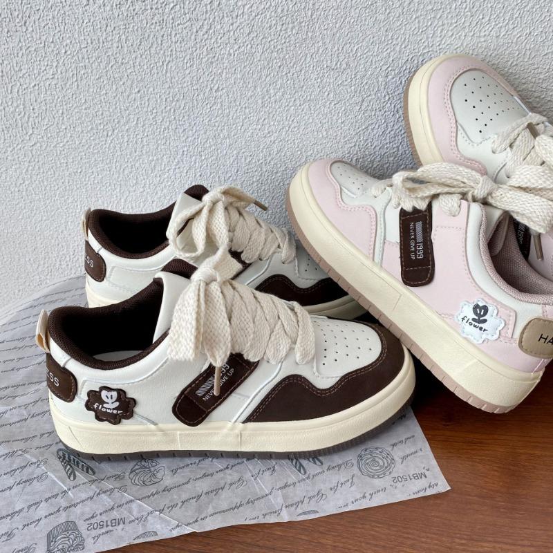 2024 Harajuku Лоскутная обувь для женщин Симпатичные разноцветные повседневные кроссовки на платформе Модная дышащая вулканизированная обувь Mujer