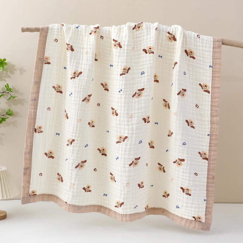 Six-Layer Pure Cotton Baby Bath Towel & Blanket