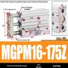 Compact Three-Axis Pneumatic Guided Rod Cylinder 12/16/20/25/32-10/20/40/50/75z