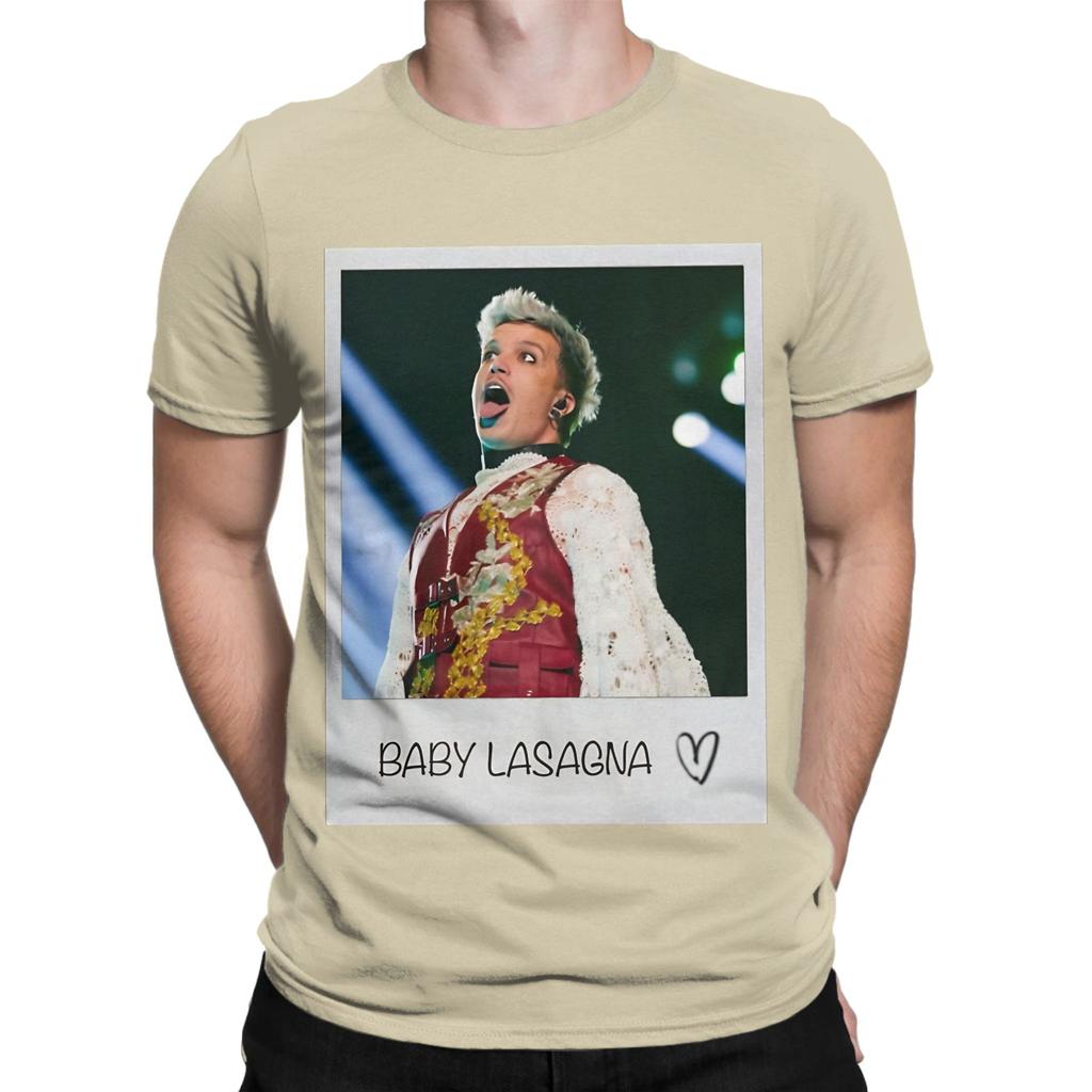 bBaby Lasagna white poster Funny Graphic 100 Cotton TShirt bBaby Lasagna Tees Tops For Unisex