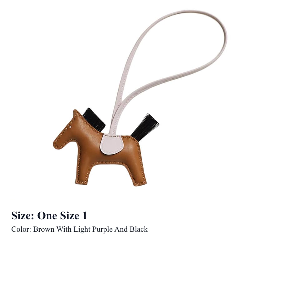 HERMES Rodeo Milo Lambskin Bag Charm Bag Accessory Small Unisex Multicolor H073422CAAF
