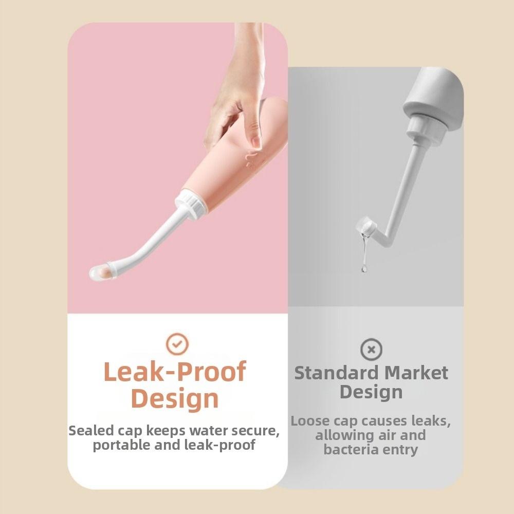 Soft Portable Bidet Sprayer 500ml Bidet Cleaner Easy To Use Butt Washing Device  Intimate Hygiene