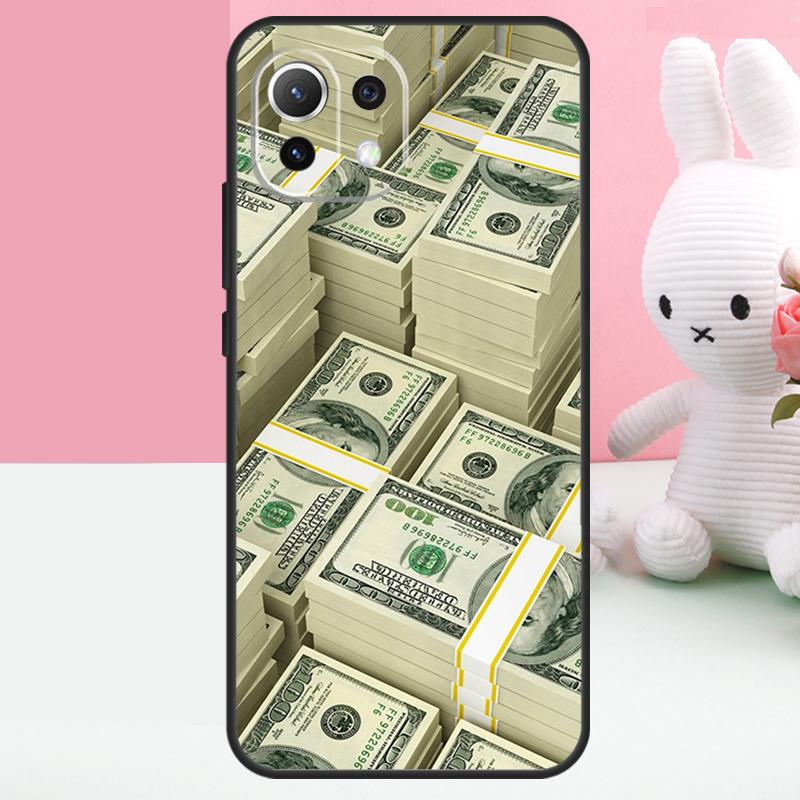 Денежный чехол для банкнот и наличных Доллар для Xiaomi 15 Ultra 14 13 15T 13T 14T Pro 17 Pro Max POCO F7 X7 Pro X5 X6 F5 F6 Funda