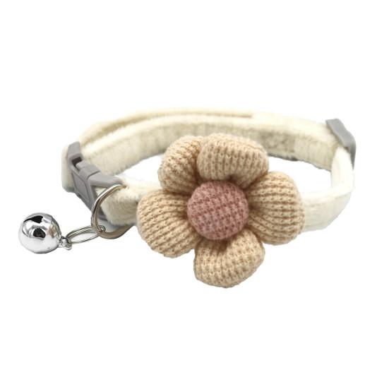 Ошейник для домашних животных с мультяшным цветком, праздничный наряд, нежный для кожи, красивый котенок, собака