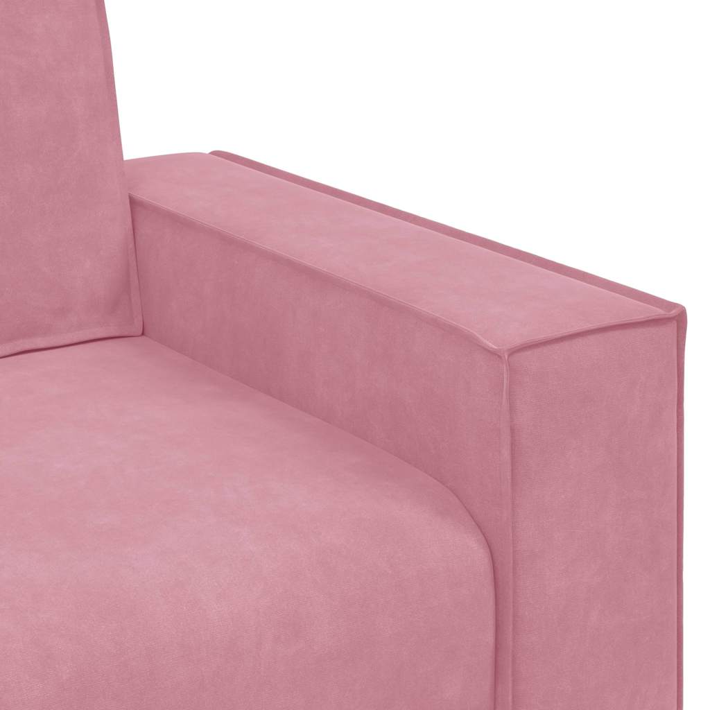 Armchair Pink 100x78x84 cm Velvet