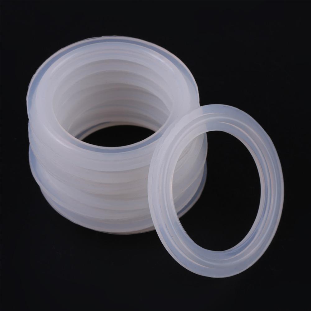 10pcs Durable Silicone Sealing Ring Flexible TC O-Ring Seal Sanitary Pipe System