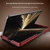 Для Honor Magic V5 5G Магнитный чехол-кожа Touch TPU PU Кожа PC Задняя крышка телефона со складной подставкой для объектива