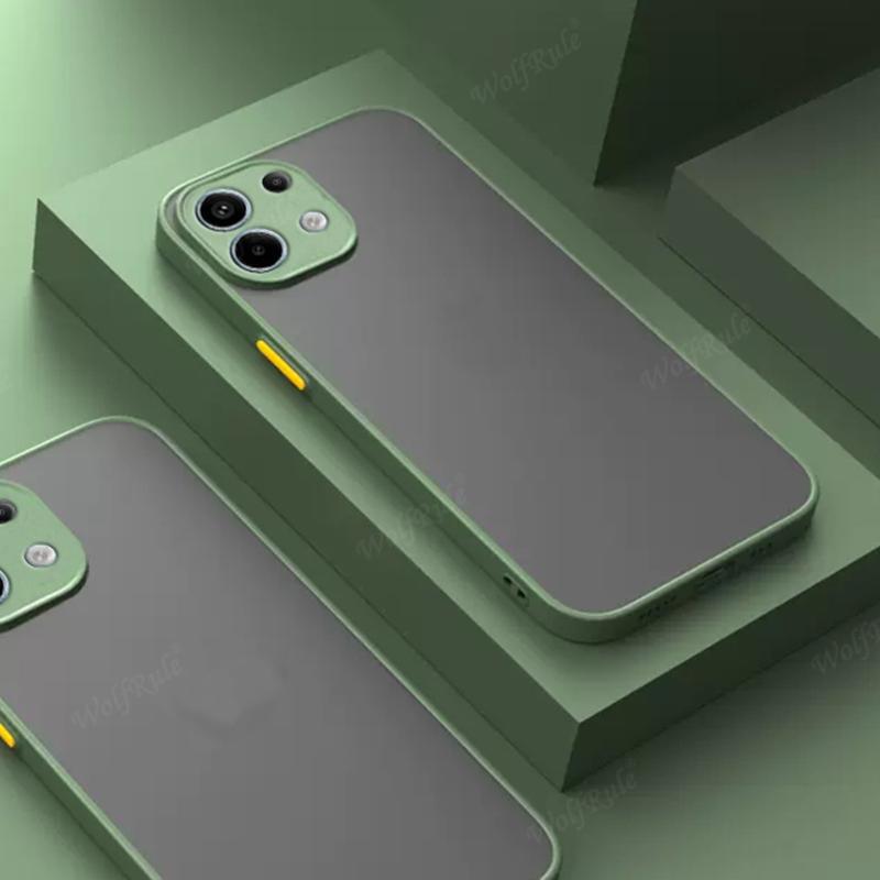 Чехол для Poco X6 5G Обложка Xiaomi Poco X6 Pro 5G Capas Новый Ударопрочный Бампер Задняя Панель Телефона Матовый Прозрачный Полупрозрачный Fundas Poco X6 5G