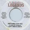 7-дюймовая пластинка ЛЕВАЯ СТОРОНА, ESCO / MARLON BINNS - Anything For You / I'm In The Mood none Young Legends 2004 Ямайка Регги, Ска и Даб