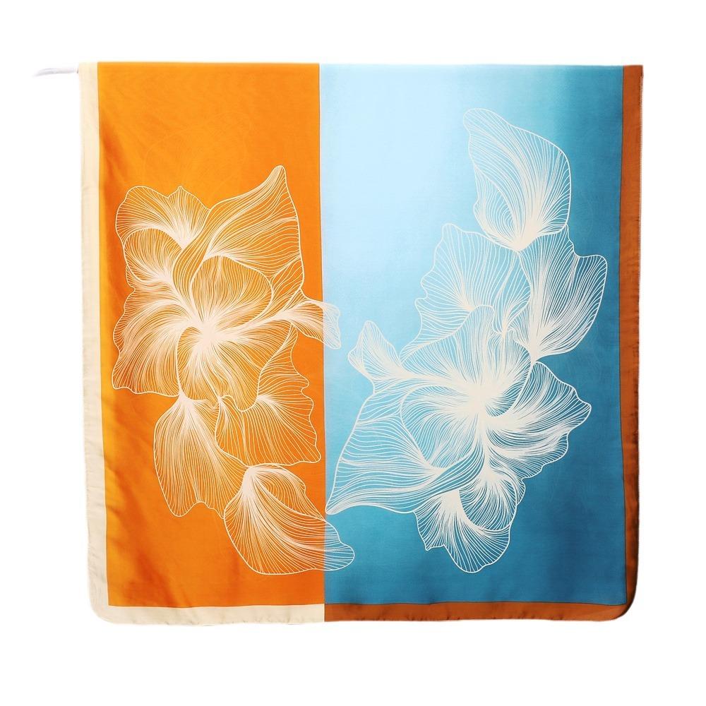 Шарф с длинным цветочным узором, благородный и элегантный шарф, шаль, шарф, 90 * 180 см