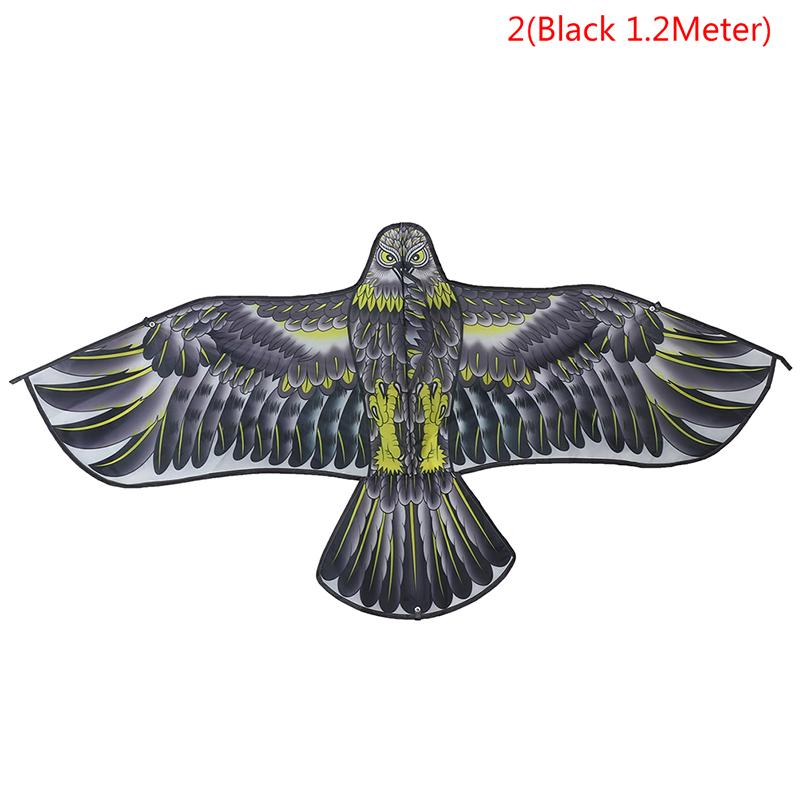 Детский воздушный змей с плоским орлом 1,2 м, линия воздушного змея 100 м, детские воздушные змеи с летающими птицами, уличная игрушка