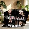 Custom Name Personalized Bohse Onkelz Print Blanket, Home Decor, Bedroom, Sofa, Camping, Couch, Gifts for Birthday Christmas