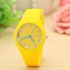 Trendy Unisex Couple Watches Trendy Children Women Geneva Men Hot Sale Silicone Analog Korean Sports Watch Jelly Watches High Quality Student Unisex