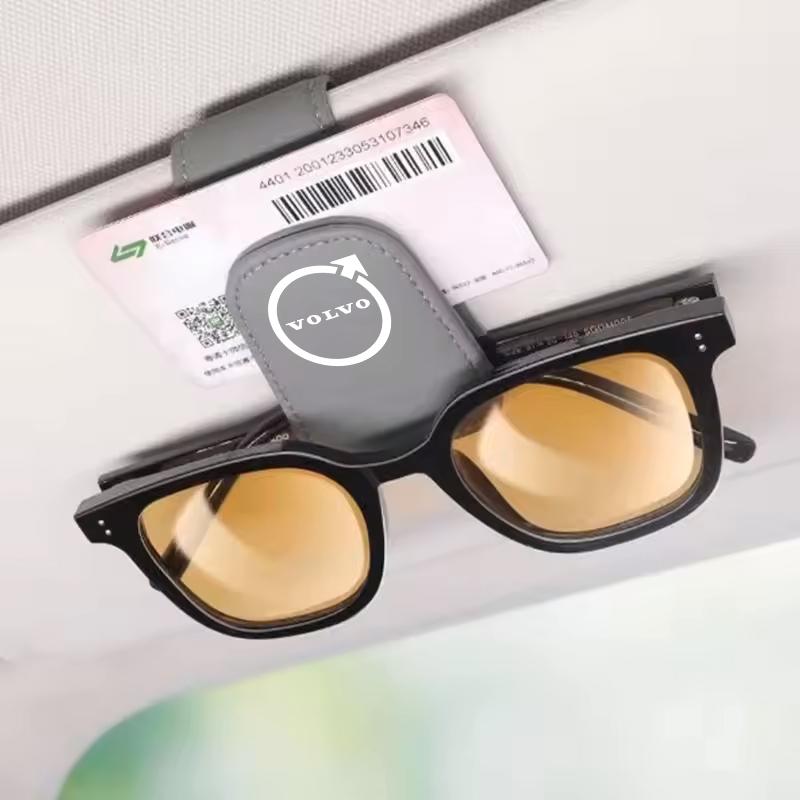 Car Eyeglass Holder Glasses Storage Clip Auto Sunglasses Accessories For Volvo S90 olestar AWD XC40 S80 T6 V90 XC90 XC60 V50 S60