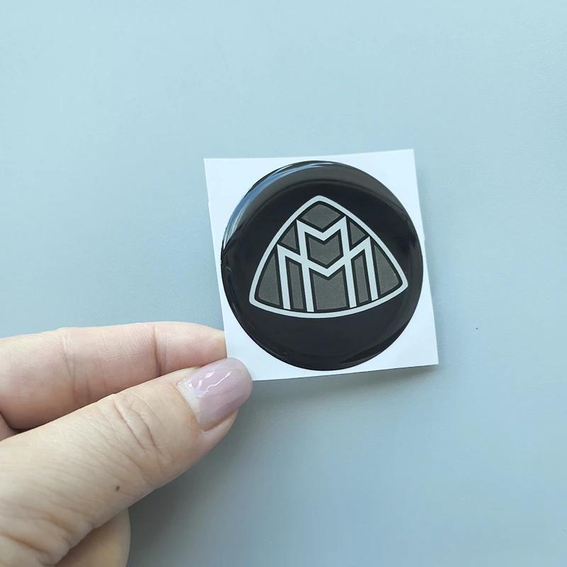 Автонаклейка 2025 Для Benz 11 мм 14 мм 20 мм 25 мм 30 мм 5 см Круглая Кристаллическая Эпоксидная Наклейка-Эмблема Автомобиля для Mercedes Benz Maybach Брелок