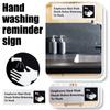 Employees Must Wash Hands Before Returning To Work Signs: Easy To Stick Safety Information Signs With Symbols, Perfect For Business Use